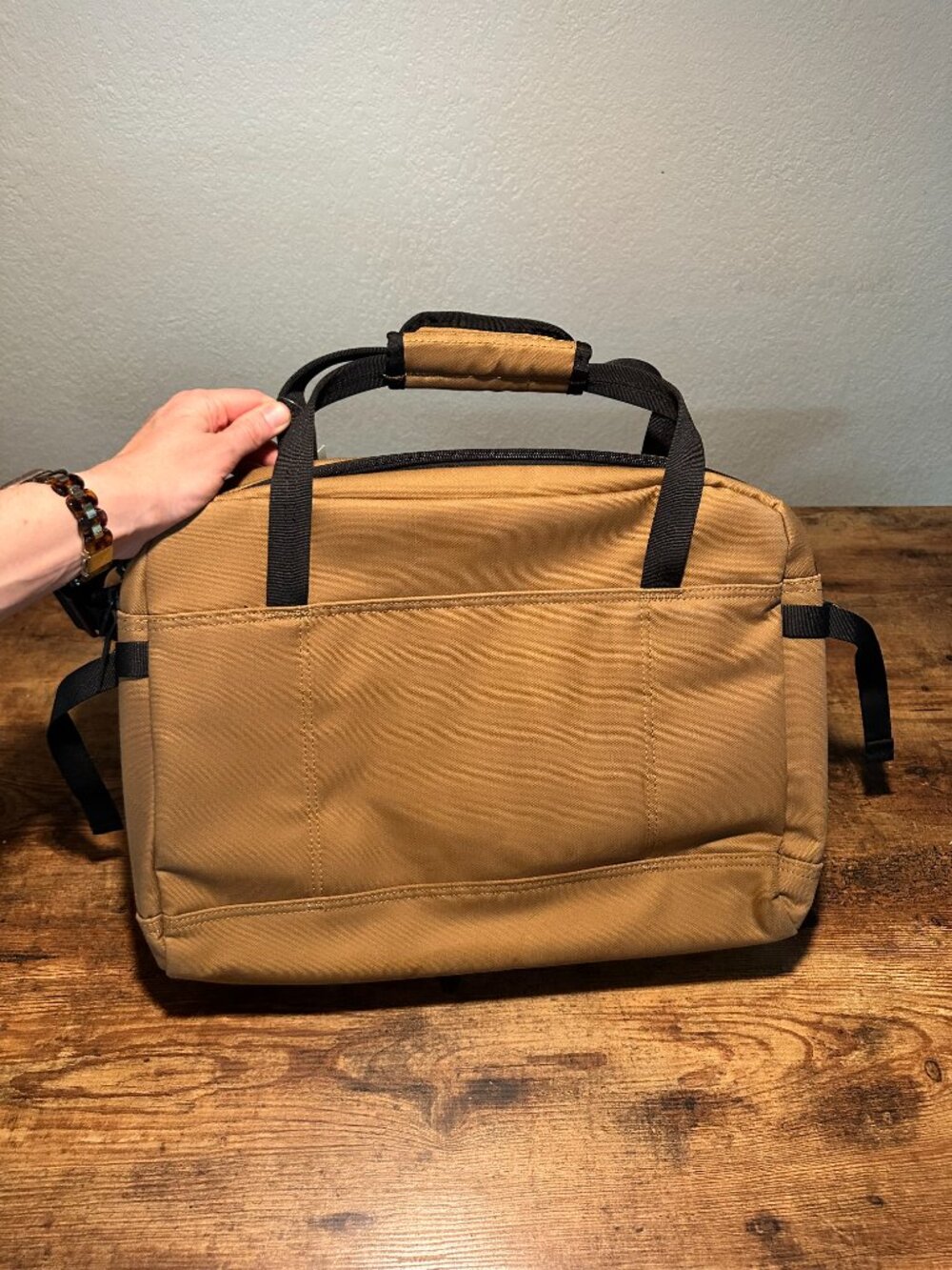 Duluth Trading Fire Hose HD Briefcase 27L Brown - NEW WITH TAGS - Picture 10 of 14